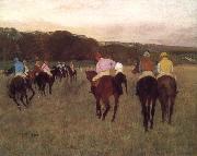 Edgar Degas Racehorse ground oil painting on canvas